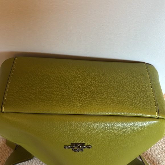 Coach Hadley Convertible Crossbody Bag CW002 Gunmetal/Bright Olive NWOT - Picture 5 of 5
